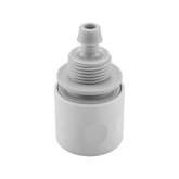 10mm Female Hose Connector, White/Grey